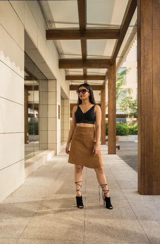Recycled Canvas Shoulder Bag for Eco - Conscious Consumers SUEDE SKIRT WRAPAROUND