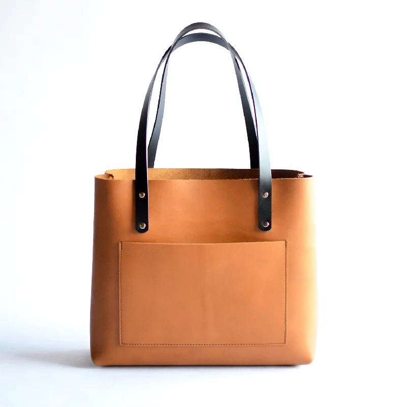 PVC Bucket Bag in Clear with Glitter Accents for a Fun and Edgy Style Large Classic Tote - Honey Leather PVC Bucket Bag in Clear with Glitter Accents for a Fun and Edgy Style Large Classic Tote - Honey Leather