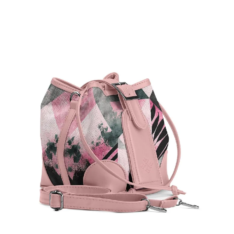 Linen Bucket Bag in Natural Beige with Braided Strap for a Rustic Summer Ensemble Rose Bucket Bags Patterns