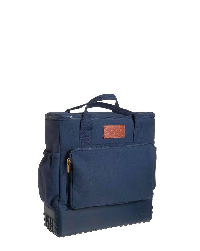 Military - Inspired Canvas Rucksack for Outdoor Adventures Canvas Bag - Navy