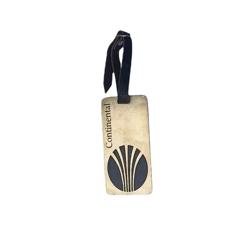 Canvas Drawstring Backpack for Gym and Workout Gear CONTINENTAL BRASS TAG RECTANGLE GOLDEN Canvas Drawstring Backpack for Gym and Workout Gear CONTINENTAL BRASS TAG RECTANGLE GOLDEN