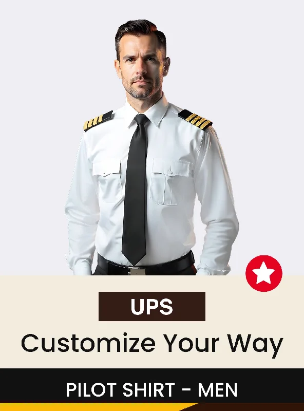 Large Capacity Canvas Tote Bag for Grocery Shopping with Reinforced Handles UPS Long Sleeve Custom Pilot Shirt Men Large Capacity Canvas Tote Bag for Grocery Shopping with Reinforced Handles UPS Long Sleeve Custom Pilot Shirt Men