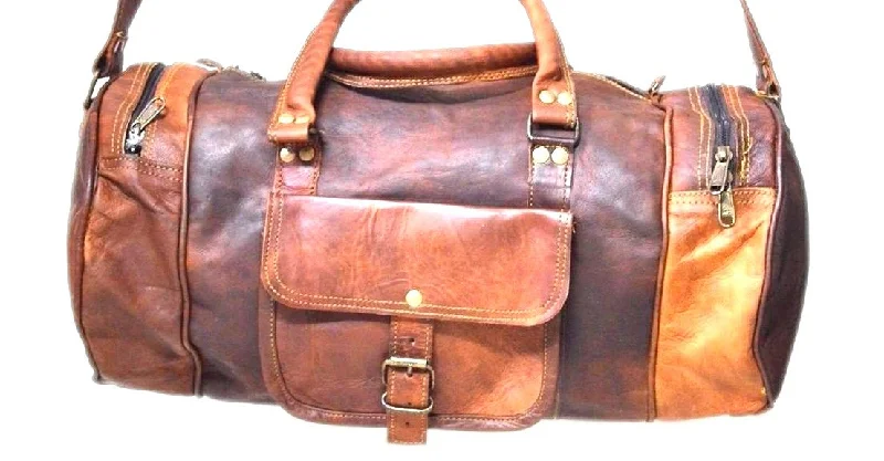 Minimalist Canvas Laptop Bag with Padded Interior for Protection 24" Brown Leather Harrison Travel Bag Minimalist Canvas Laptop Bag with Padded Interior for Protection 24" Brown Leather Harrison Travel Bag