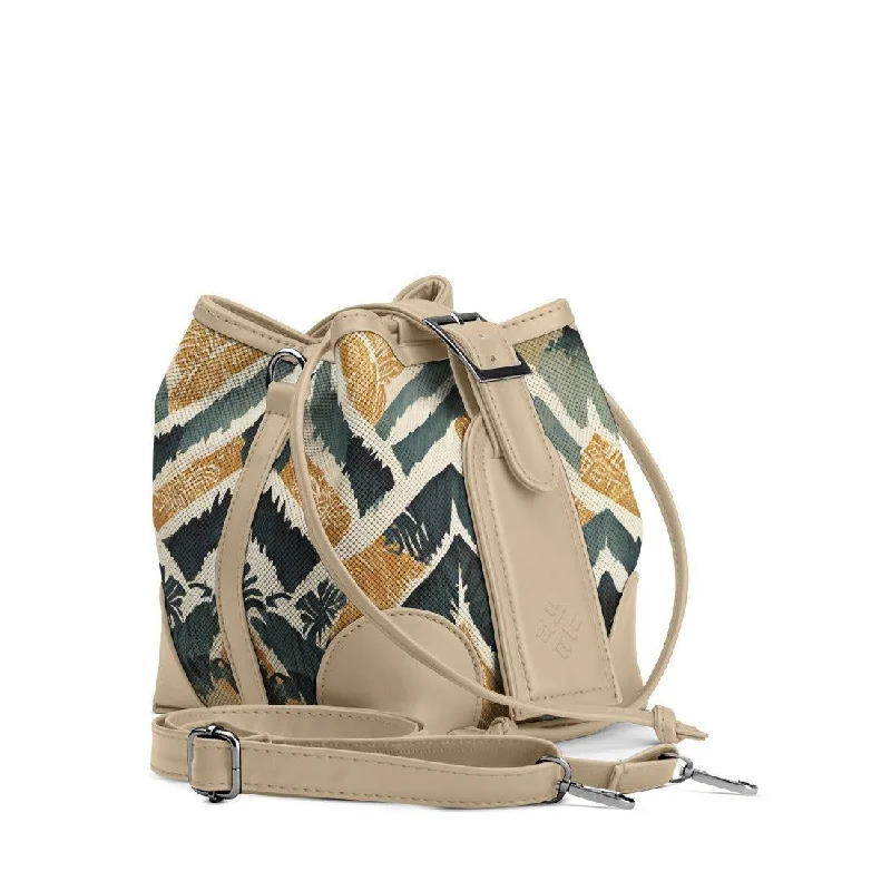 Canvas Bucket Bag in Navy Blue with Striped Interior for a Nautical - Inspired Outfit Beige Bucket Bags Shapes Canvas Bucket Bag in Navy Blue with Striped Interior for a Nautical - Inspired Outfit Beige Bucket Bags Shapes