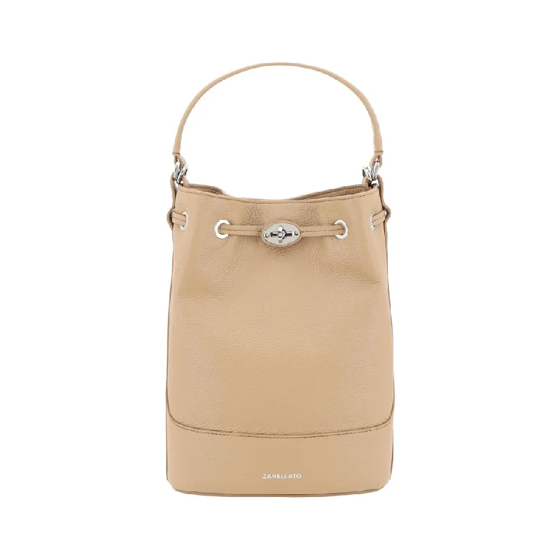 Women's Bucket Bag with Magnetic Closure in Purple for Easy Access Zanellato Monda Bucket Women's Bag Women's Bucket Bag with Magnetic Closure in Purple for Easy Access Zanellato Monda Bucket Women's Bag