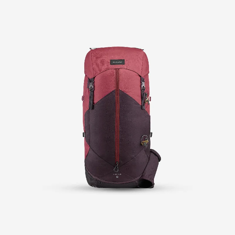 Customizable Canvas Tote Bag for Brand Promotion Forclaz Women's MT100 Easyfit 50 L Backpacking Pack