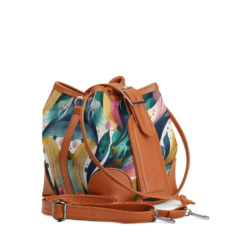 Canvas Bucket Bag in Navy Blue with Striped Interior for a Nautical - Inspired Outfit Havana Bucket Bags Color Flow Canvas Bucket Bag in Navy Blue with Striped Interior for a Nautical - Inspired Outfit Havana Bucket Bags Color Flow