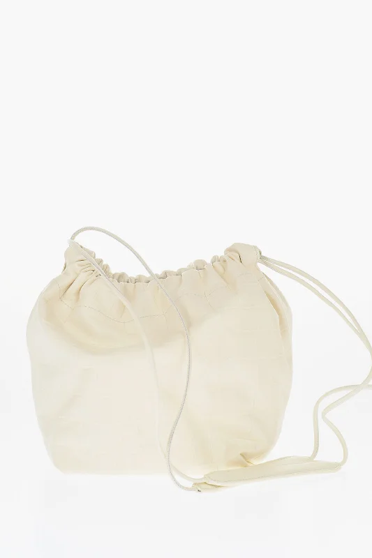 Metallic Bucket Bag in Rose Gold with Chain Strap for a Trendy Party Look Jil Sander Crocodile Printed Leather Dumpling Bucket Bag Metallic Bucket Bag in Rose Gold with Chain Strap for a Trendy Party Look Jil Sander Crocodile Printed Leather Dumpling Bucket Bag