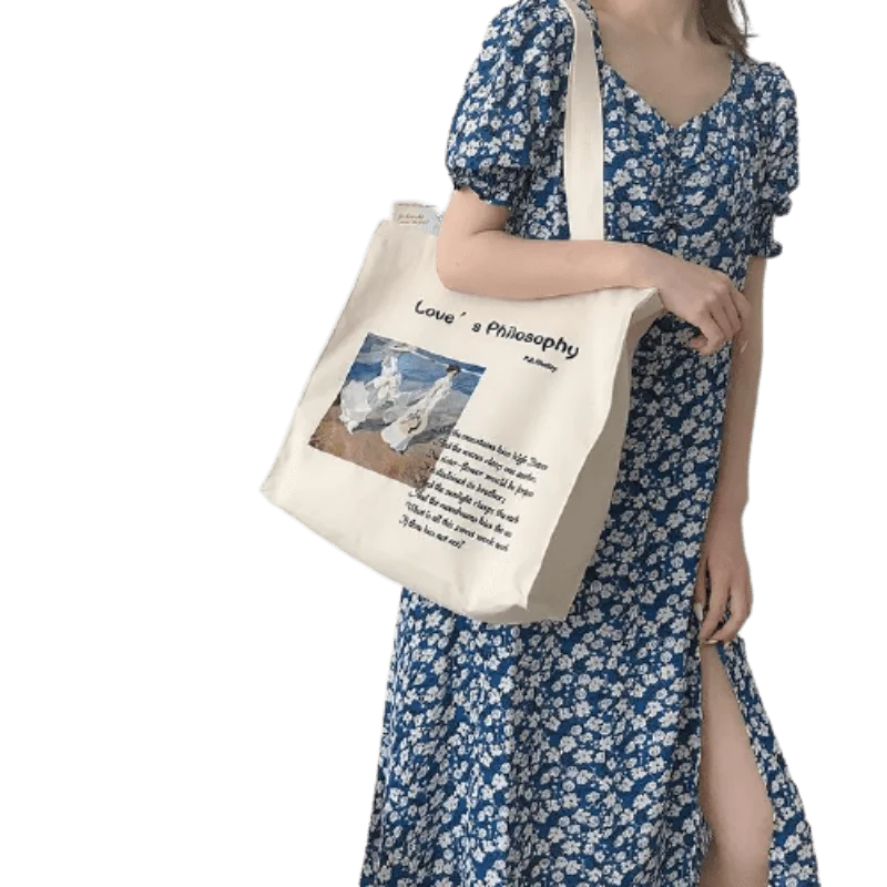Canvas Drawstring Backpack for Gym and Workout Gear Ocean Bags