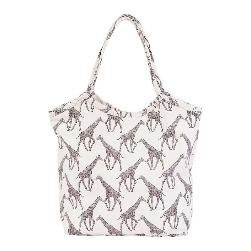 Bucket Bag with Geometric Print in Multicolor for a Contemporary and Eye - Catching Appeal Giraffe Bucket Bag Bucket Bag with Geometric Print in Multicolor for a Contemporary and Eye - Catching Appeal Giraffe Bucket Bag