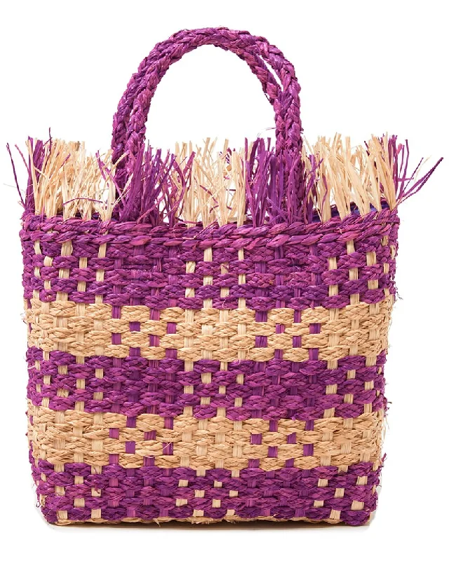 Rattan Bucket Bag in Natural Color with Beadwork for a Tropical Vacation L*Space Charlie Bucket Bag Rattan Bucket Bag in Natural Color with Beadwork for a Tropical Vacation L*Space Charlie Bucket Bag