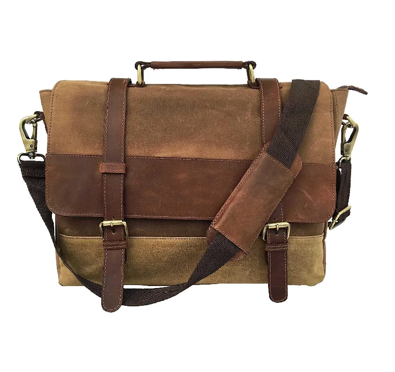 Small Canvas Crossbody Bag with Zipper Pocket for Travel Essentials Waxed Canvas Leather Bag Small Canvas Crossbody Bag with Zipper Pocket for Travel Essentials Waxed Canvas Leather Bag