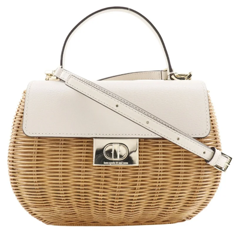 Linen Bucket Bag in Natural Beige with Braided Strap for a Rustic Summer Ensemble Kate Spade Leather Rattan Basket Handbag (Pre-Owned) Linen Bucket Bag in Natural Beige with Braided Strap for a Rustic Summer Ensemble Kate Spade Leather Rattan Basket Handbag (Pre-Owned)