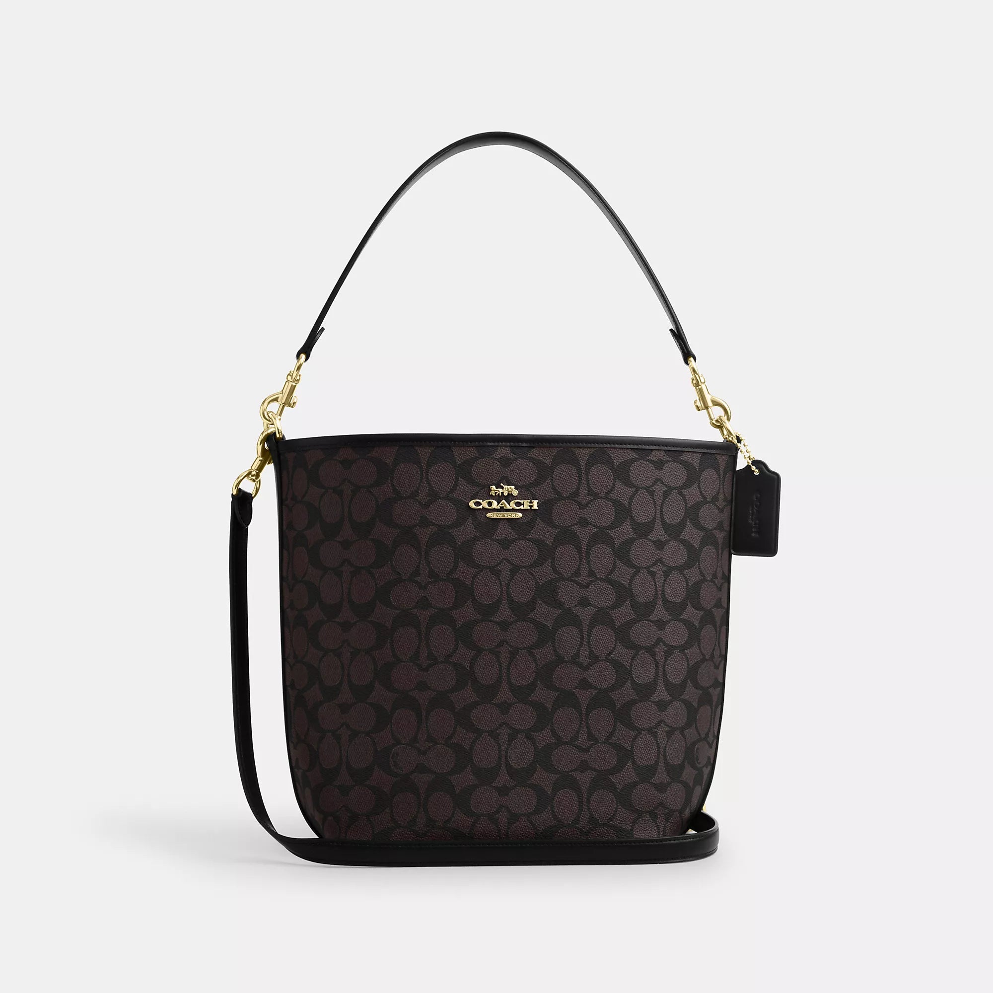 Women's Genuine Leather Bucket Bag in Chestnut Brown with Gold - Tone Hardware for a Sophisticated Look Coach Outlet City Large Bucket Bag In Signature Canvas Women's Genuine Leather Bucket Bag in Chestnut Brown with Gold - Tone Hardware for a Sophisticated Look Coach Outlet City Large Bucket Bag In Signature Canvas