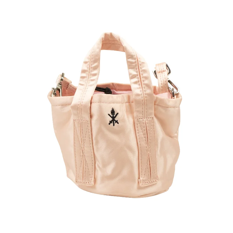 Vegan Leather Bucket Bag in Light Gray for the Ethical Fashionista OPENING CEREMONY Pink Polyester Salt Satin Mini Bucket Bag Vegan Leather Bucket Bag in Light Gray for the Ethical Fashionista OPENING CEREMONY Pink Polyester Salt Satin Mini Bucket Bag