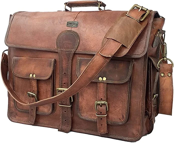 Rustic Brown Canvas Duffle Bag for Weekend Getaways Vintage Handmade Leather Messenger Bag for Laptop Briefcase Best Computer Satchel School Distressed Bag Rustic Brown Canvas Duffle Bag for Weekend Getaways Vintage Handmade Leather Messenger Bag for Laptop Briefcase Best Computer Satchel School Distressed Bag