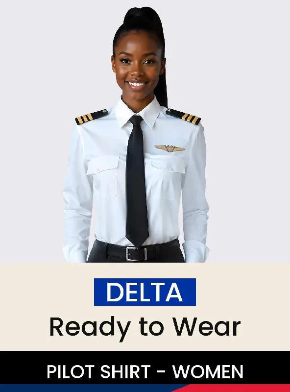 Military - Inspired Canvas Rucksack for Outdoor Adventures Delta Long Sleeve Standard Women's Pilot Shirt Military - Inspired Canvas Rucksack for Outdoor Adventures Delta Long Sleeve Standard Women's Pilot Shirt