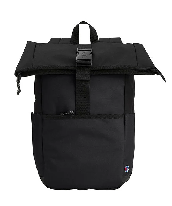 CS21867 - Champion Roll Top Backpack | Black