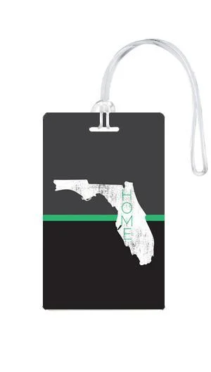 Travel document holders with multiple slots for passports and tickets612 My Home State Florida Luggage Tag