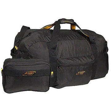 Travel bag with a detachable toiletry pouch for convenienceA. Saks 30" Folding Duffel with Pouch Travel bag with a detachable toiletry pouch for convenienceA. Saks 30" Folding Duffel with Pouch