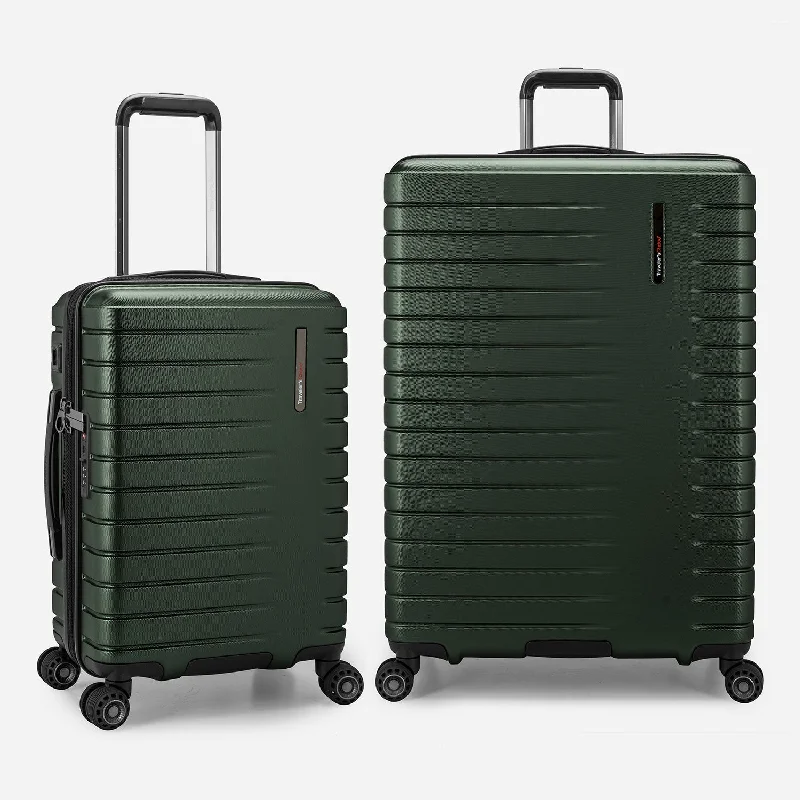 Expandable hard - shell polycarbonate travel bag for long - term international tripsArcher 2-Piece Luggage Set Expandable hard - shell polycarbonate travel bag for long - term international tripsArcher 2-Piece Luggage Set