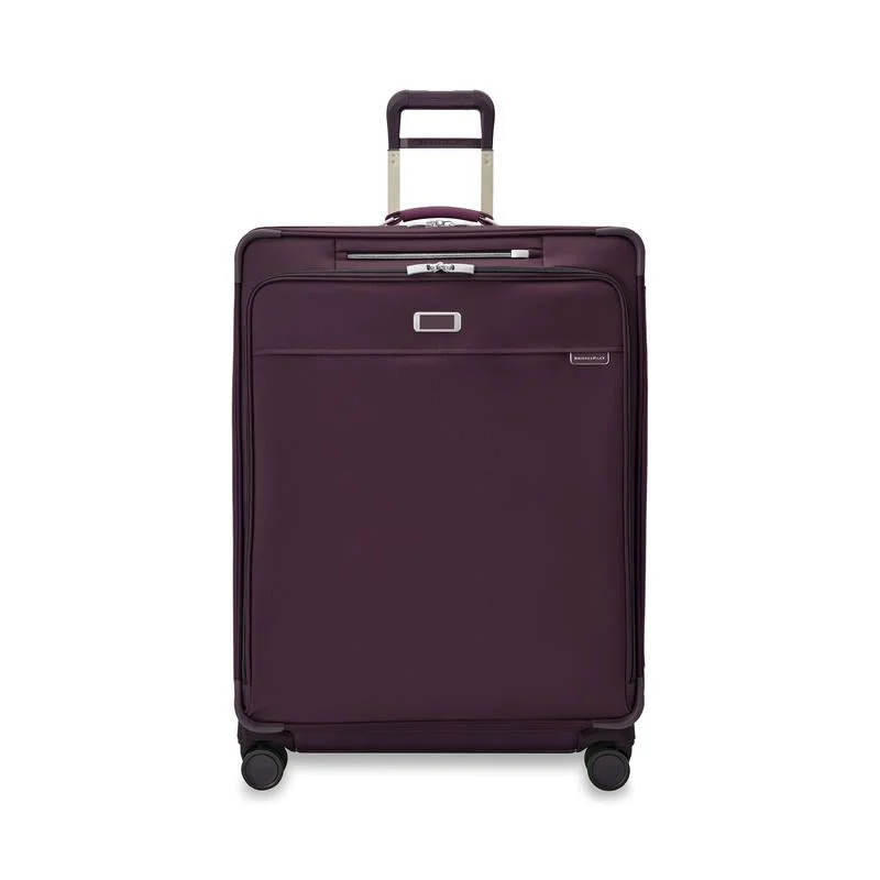 Anti - theft travel bag with RFID - blocking pockets for personal safetyBriggs & Riley Baseline Limited Edition Extra Large Expandable Spinner - Plum Anti - theft travel bag with RFID - blocking pockets for personal safetyBriggs & Riley Baseline Limited Edition Extra Large Expandable Spinner - Plum