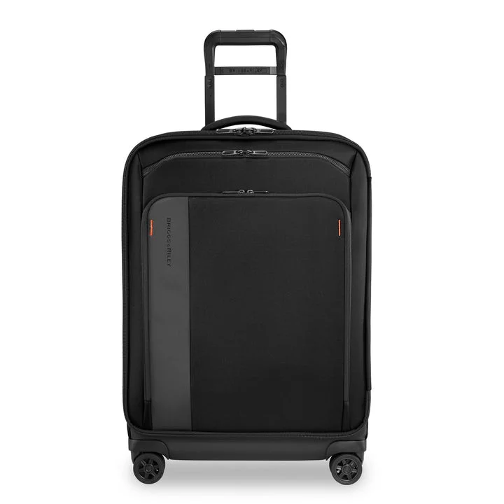Travel bag with a retractable garment rack for easy unpackingBriggs & Riley ZDX Medium Expandable Spinner Travel bag with a retractable garment rack for easy unpackingBriggs & Riley ZDX Medium Expandable Spinner