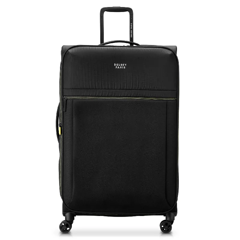 TSA - compliant travel bag with built - in combination lock for airport securityDelsey Brochant 3.0 Large Expandable Spinner TSA - compliant travel bag with built - in combination lock for airport securityDelsey Brochant 3.0 Large Expandable Spinner