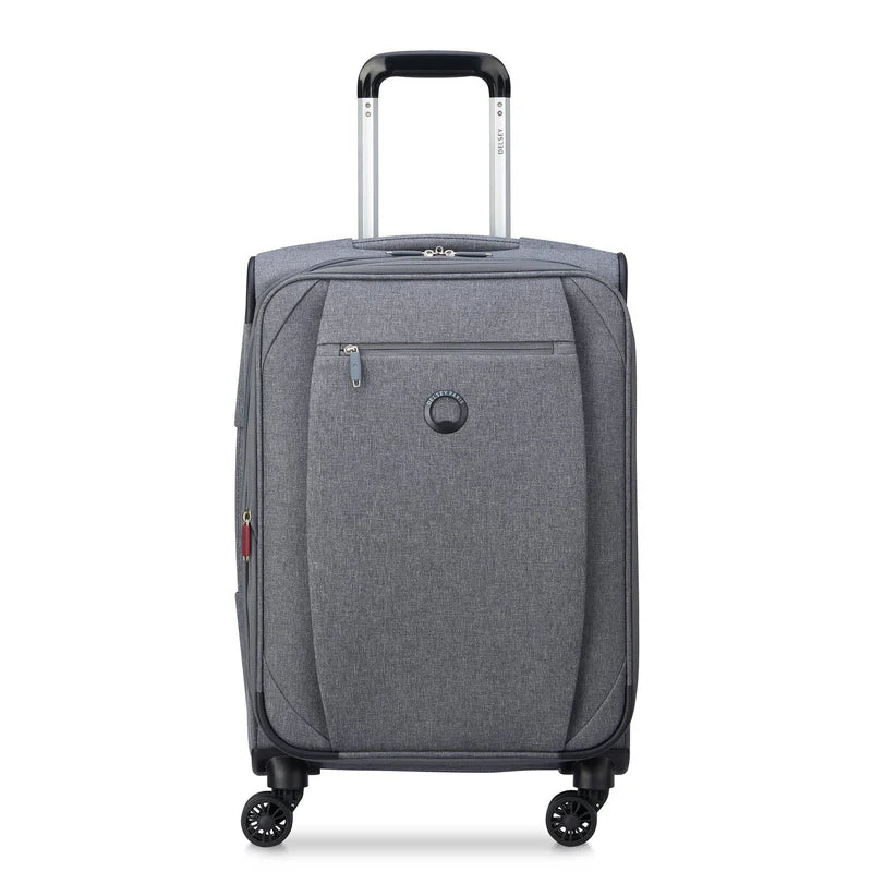 Rolling travel bag with adjustable telescopic handle for different user heightsDelsey Rami Carry-On Expandable Spinner Rolling travel bag with adjustable telescopic handle for different user heightsDelsey Rami Carry-On Expandable Spinner