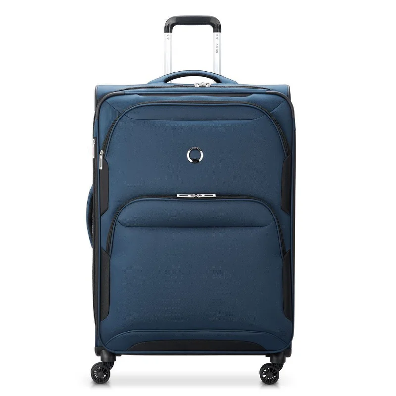 Leather luggage handles for a comfortable and stylish gripDelsey Sky Max 2.0 28" Expandable Spinner Leather luggage handles for a comfortable and stylish gripDelsey Sky Max 2.0 28" Expandable Spinner