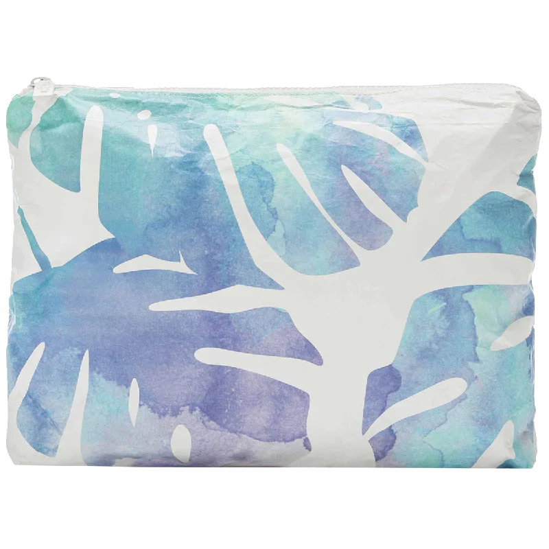 Kids' themed polyester travel bag for family road tripsIndigo Monstera Mid