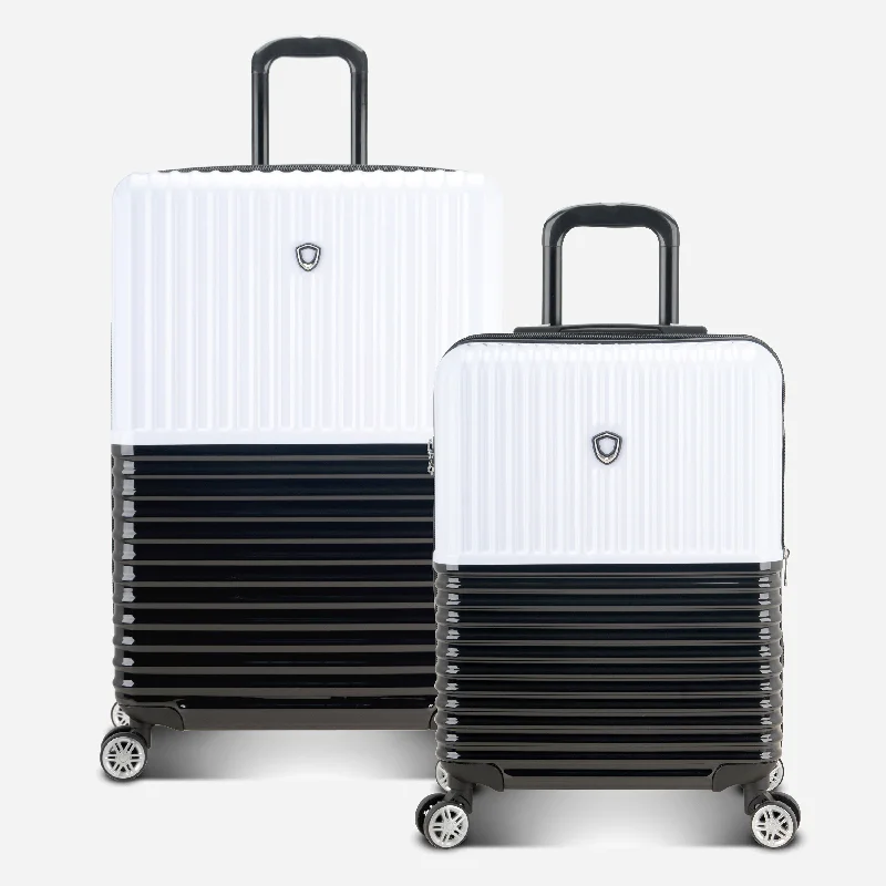 Compact carry - on travel bag with spinner wheels for easy maneuvering in airportsJericho 2-Piece Luggage Set Compact carry - on travel bag with spinner wheels for easy maneuvering in airportsJericho 2-Piece Luggage Set