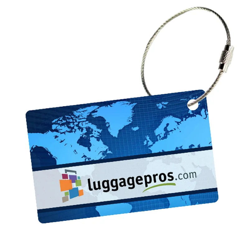 Magnetic luggage labels that can be easily changed or removedMyFly Personalized Luggage Tags with Metal Loop Upgrade - Only $2.75 each for 250 tags Magnetic luggage labels that can be easily changed or removedMyFly Personalized Luggage Tags with Metal Loop Upgrade - Only $2.75 each for 250 tags