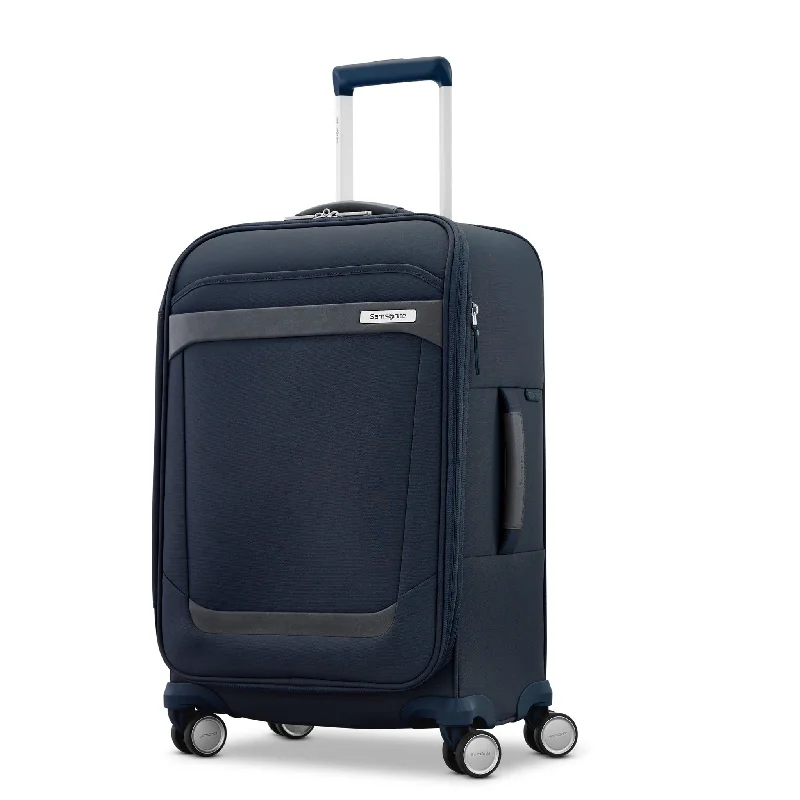 Charging station travel adapters with multiple USB ports for powering devices on the goSamsonite Elevation Plus Carry-On Expandable Spinner Charging station travel adapters with multiple USB ports for powering devices on the goSamsonite Elevation Plus Carry-On Expandable Spinner
