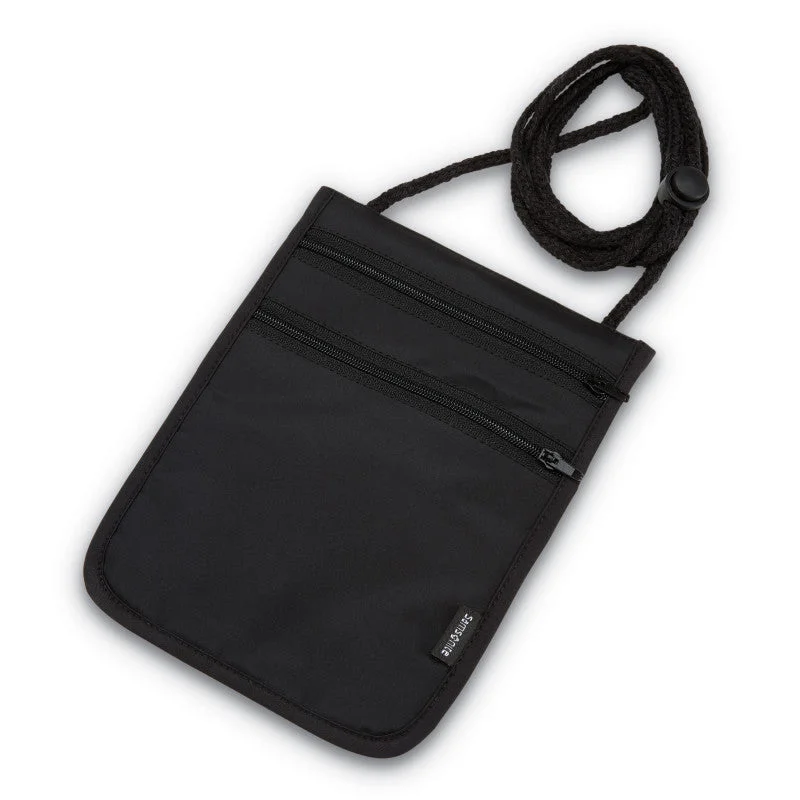 Garment - protected travel bag with hanging system for suits and dressesSamsonite RFID Security Neck Pouch, Black Garment - protected travel bag with hanging system for suits and dressesSamsonite RFID Security Neck Pouch, Black