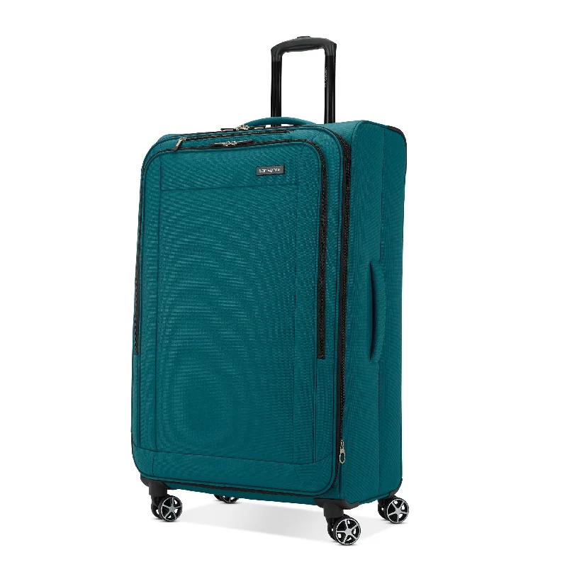 Designer - branded leather travel bag for luxury business travelersSamsonite Saire LTE Large Spinner