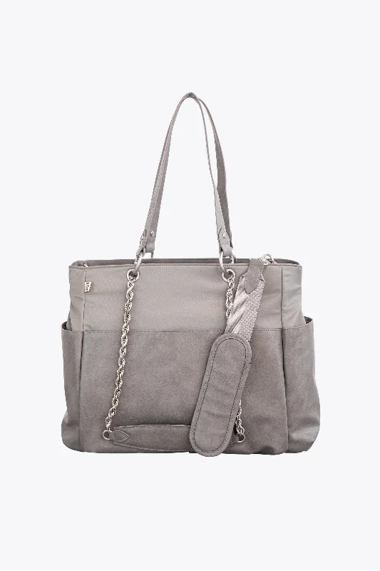 Garment - protected travel bag with hanging system for suits and dressesThe Diaper Bag in Grey Garment - protected travel bag with hanging system for suits and dressesThe Diaper Bag in Grey
