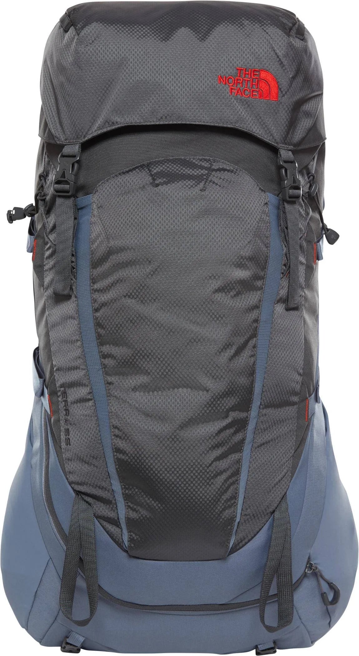 Travel bag with a detachable toiletry pouch for convenienceThe North Face Women's Terra 55 Hiking Backpack M/L - Rabbit Grey/Asphalt Grey Travel bag with a detachable toiletry pouch for convenienceThe North Face Women's Terra 55 Hiking Backpack M/L - Rabbit Grey/Asphalt Grey