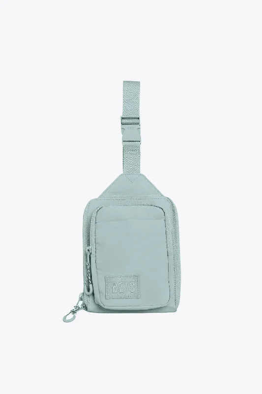 Expandable hard - shell polycarbonate travel bag for long - term international tripsThe Sport Sling in Slate Expandable hard - shell polycarbonate travel bag for long - term international tripsThe Sport Sling in Slate