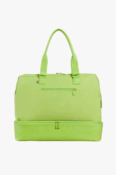 Anti - theft travel bag with RFID - blocking pockets for personal safetyThe Weekender in Citron Anti - theft travel bag with RFID - blocking pockets for personal safetyThe Weekender in Citron