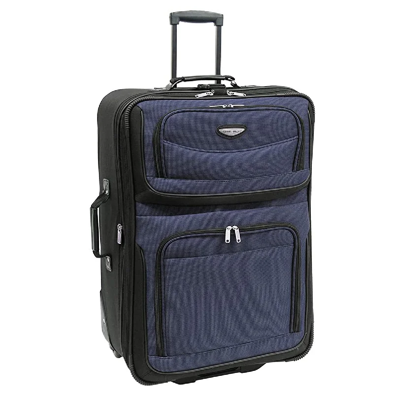 Stackable travel bag set with various sizes for diverse packing needsTravel Select Amsterdam Expandable Rolling Upright Luggage, Checked-Large Stackable travel bag set with various sizes for diverse packing needsTravel Select Amsterdam Expandable Rolling Upright Luggage, Checked-Large