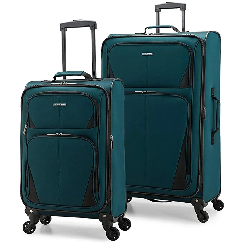 TSA - compliant travel bag with built - in combination lock for airport securityU.S. Traveler Aviron Bay Expandable Softside Luggage with Spinner Wheels, 2 Piece TSA - compliant travel bag with built - in combination lock for airport securityU.S. Traveler Aviron Bay Expandable Softside Luggage with Spinner Wheels, 2 Piece