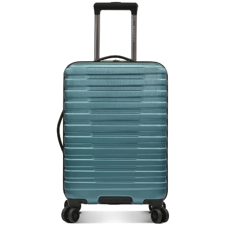 Travel bag with a retractable garment rack for easy unpackingU.S. Traveler Boren Hardside Spinner Luggage With Aluminum Handle, Carry-on Travel bag with a retractable garment rack for easy unpackingU.S. Traveler Boren Hardside Spinner Luggage With Aluminum Handle, Carry-on