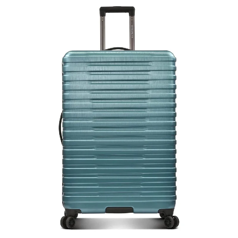 TSA - compliant travel bag with built - in combination lock for airport securityU.S. Traveler Boren Hardside Spinner Luggage With Aluminum Handle, Checked-Large TSA - compliant travel bag with built - in combination lock for airport securityU.S. Traveler Boren Hardside Spinner Luggage With Aluminum Handle, Checked-Large