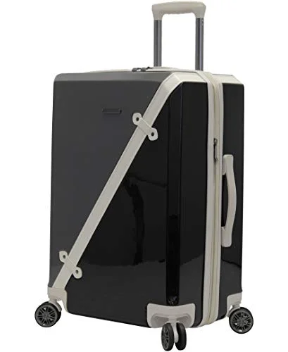 BCBGeneration Luggage Hardside Large 28" Suitcase with Spinner Wheels (28in, Luxe Gunmetal/Black) BCBGeneration Luggage Hardside Large 28" Suitcase with Spinner Wheels (28in, Luxe Gunmetal/Black)