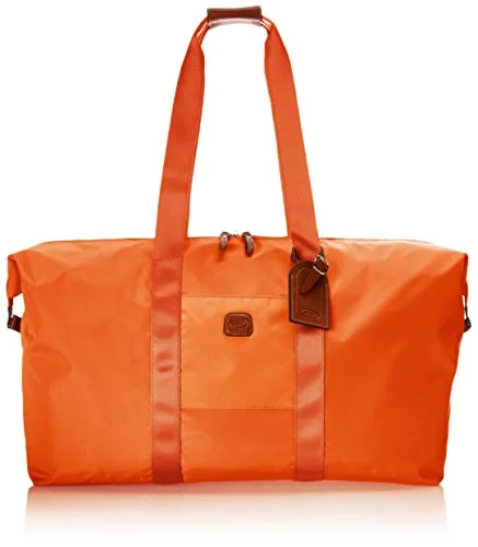 Bric's Luggage BXG30202 22 Inch Folding Duffel and Crossbody Bag, Orange Melon, One Size Bric's Luggage BXG30202 22 Inch Folding Duffel and Crossbody Bag, Orange Melon, One Size