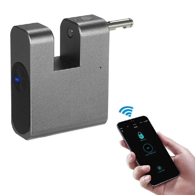 BT Smart Keyless Lock Waterproof APP Unlock Anti-Theft Padlock Door Luggage Case Locker Lock for BT Smart Keyless Lock Waterproof APP Unlock Anti-Theft Padlock Door Luggage Case Locker Lock for