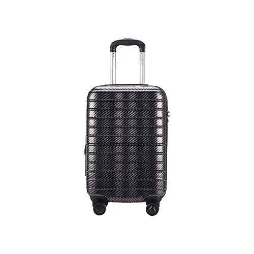 Chariot Luggage Light Weight PC+ABS Spinner Suitcase 20inch TSA Lock Available Gray Chariot Luggage Light Weight PC+ABS Spinner Suitcase 20inch TSA Lock Available Gray
