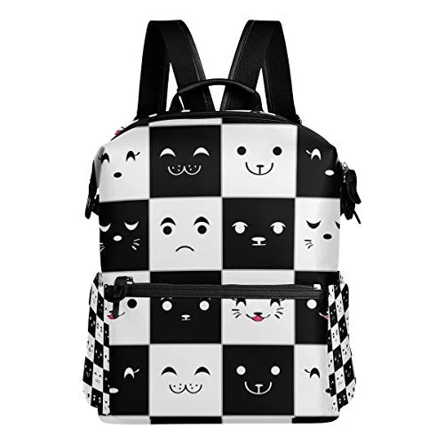 Colourlife Animal Face Stylish Casual Shoulder Backpacks Laptop School Bags Travel Multipurpose Colourlife Animal Face Stylish Casual Shoulder Backpacks Laptop School Bags Travel Multipurpose