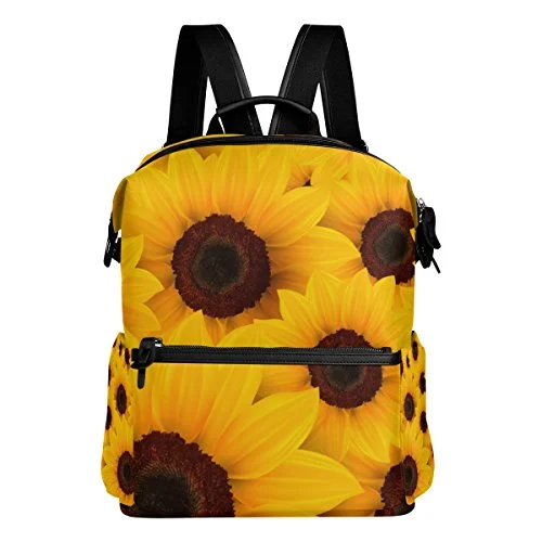 Colourlife Beautiful Sunflowers Stylish Casual Shoulder Backpacks Laptop School Bags Travel Colourlife Beautiful Sunflowers Stylish Casual Shoulder Backpacks Laptop School Bags Travel